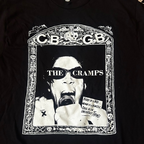 The Cramps Vintage CBGB Flyer Tee - Picture 2 of 2
